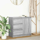 Dressoir 71x35x65 cm spaanplaat grijs Sonoma