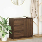 Dressoir 71x35x65 cm spaanplaat bruin eiken