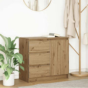 Dressoir 71x35x65 cm spaanplaat eikenkleurig