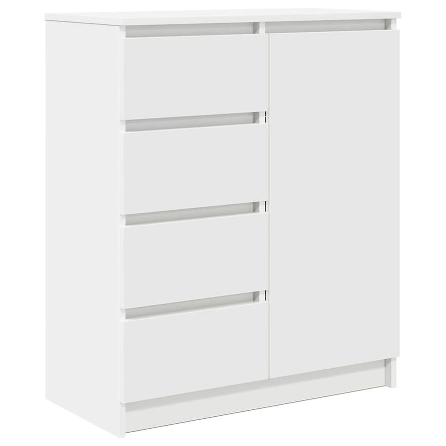 Dressoir met lades 71x35x84 cm spaanplaat wit