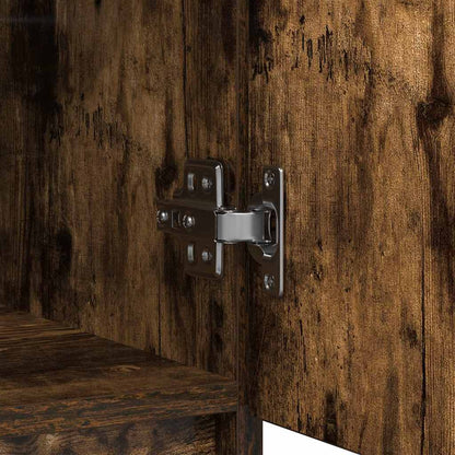 Dressoir met lades 71x35x84 cm spaanplaat gerookt eiken