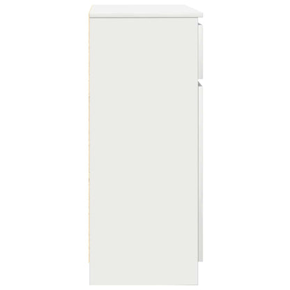 Dressoir met lade 71x35x84 cm spaanplaat wit
