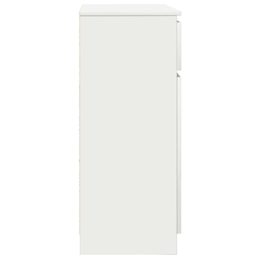 Dressoir met lade 71x35x84 cm spaanplaat wit