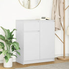 Dressoir 71x35x84 cm spaanplaat wit