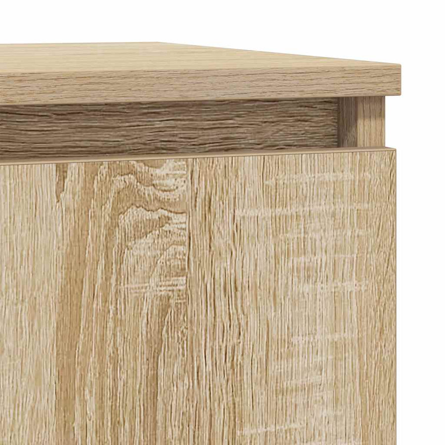Dressoir met lade 71x35x84 cm spaanplaat sonoma eikenkleurig