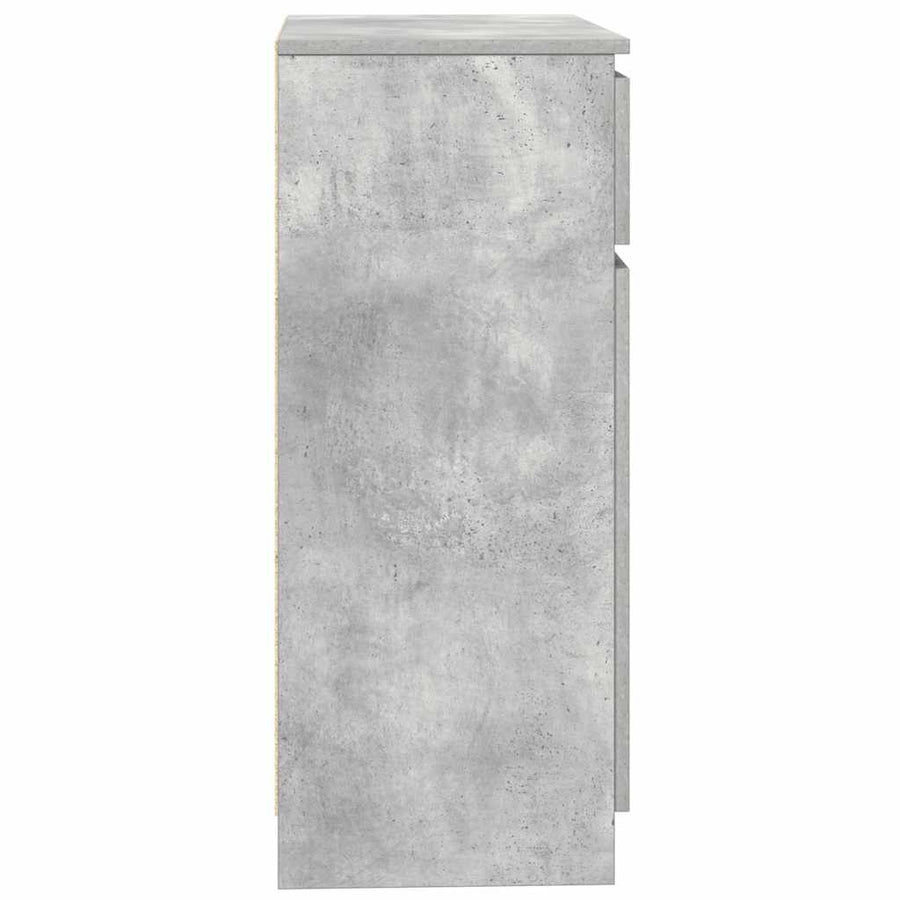 Dressoir met lade 71x35x84 cm spaanplaat betongrijs