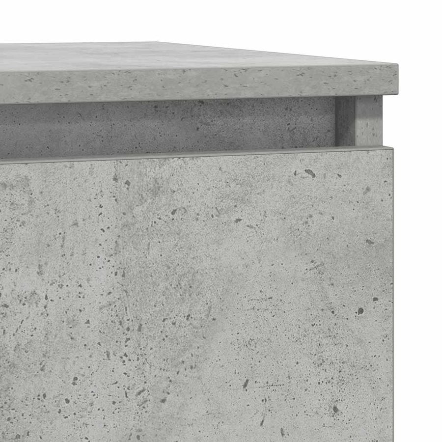 Dressoir met lade 71x35x84 cm spaanplaat betongrijs