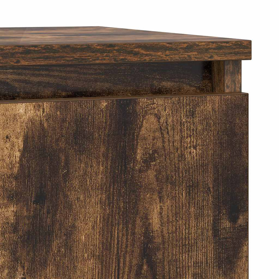 Dressoir met lade 71x35x84 cm spaanplaat gerookt eikenkleurig