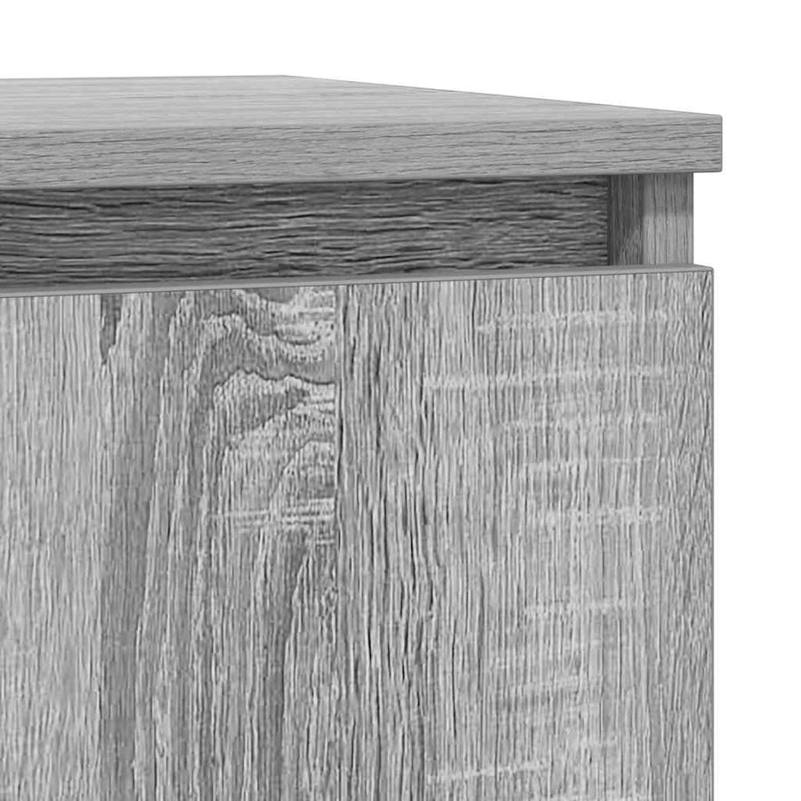 Dressoir met lade 71x35x84 cm spaanplaat grijs Sonoma