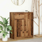 Sideboard with drawer 71x35x84 cm chipboard old wood