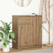 Dressoir 71x35x84 cm spaanplaat eikenkleurig