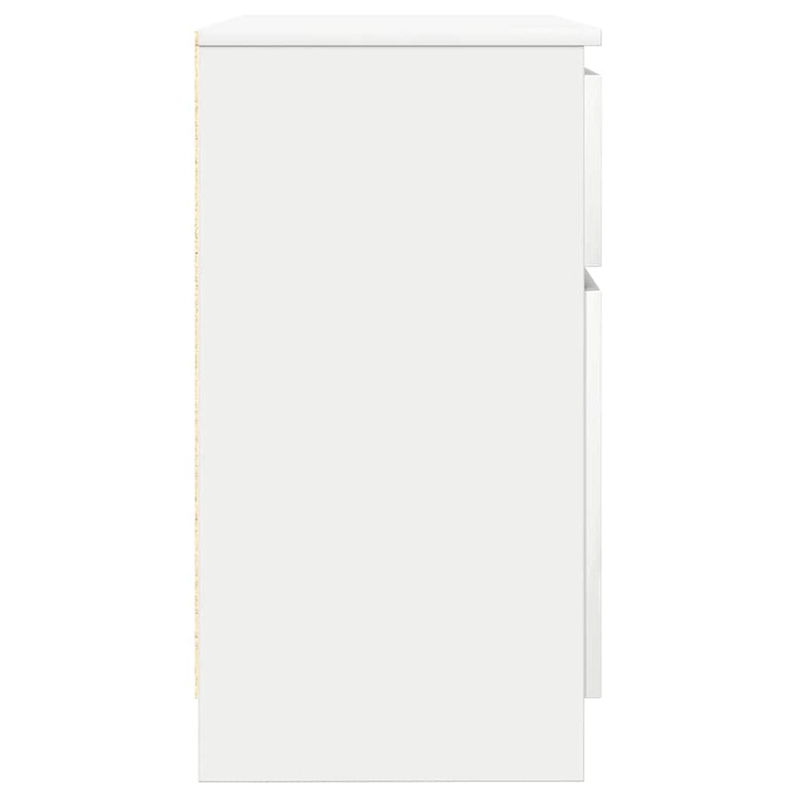 Dressoir met lade 71x35x65 cm spaanplaat wit