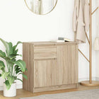 Sideboard with drawer 71x35x65 cm chipboard Sonoma oak