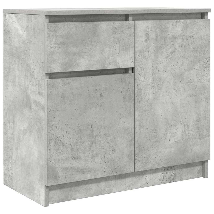 Dressoir met lade 71x35x65 cm spaanplaat betongrijs