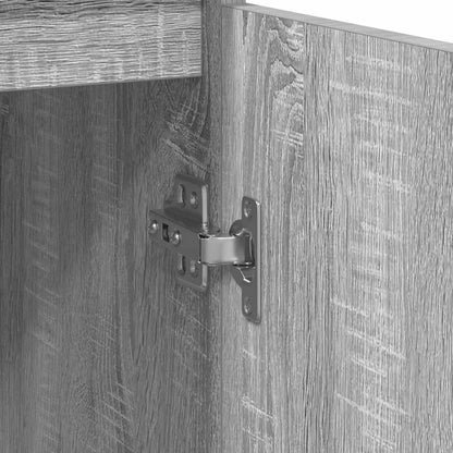 Dressoir met lade 71x35x65 cm spaanplaat grijs Sonoma