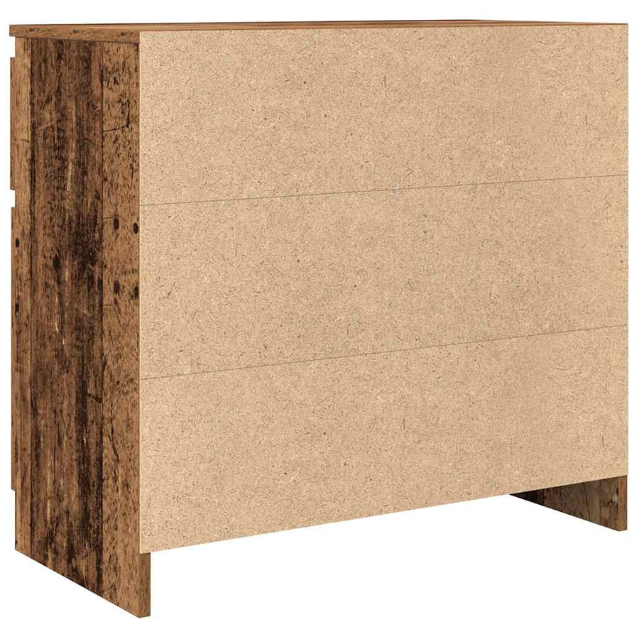 Dressoir met lade 71x35x65 cm spaanplaat oud hout