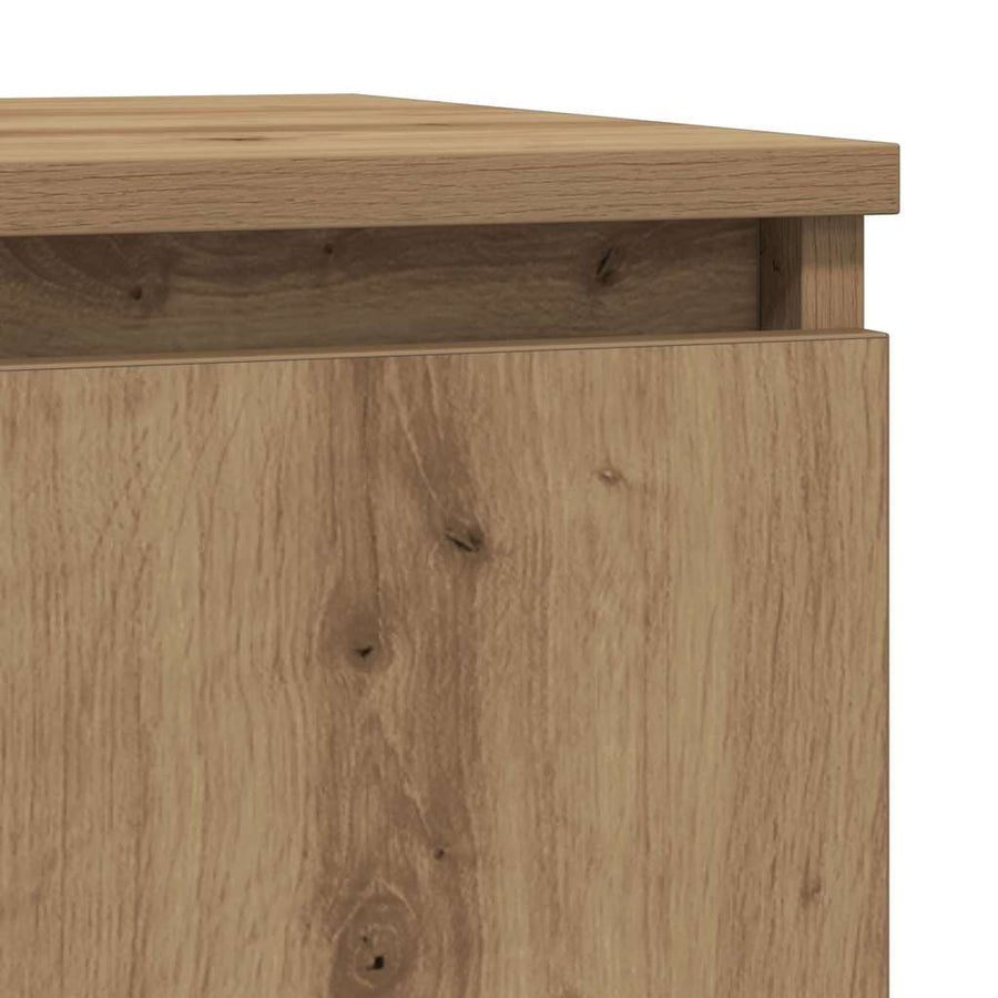 Dressoir lade 71x35x65 cm spaanplaat artisanaal eikenkleurig