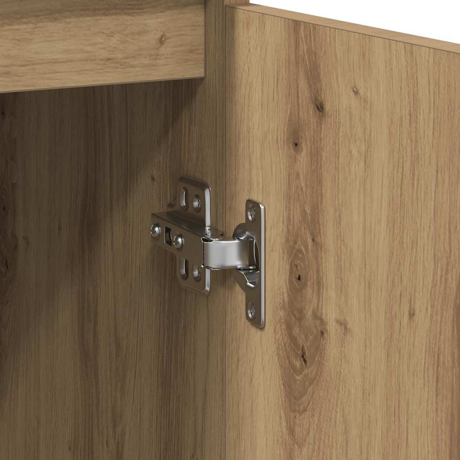 Dressoir lade 71x35x65 cm spaanplaat artisanaal eikenkleurig