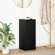 Dressoir 29,5x34x76 cm spaanplaat zwart eiken