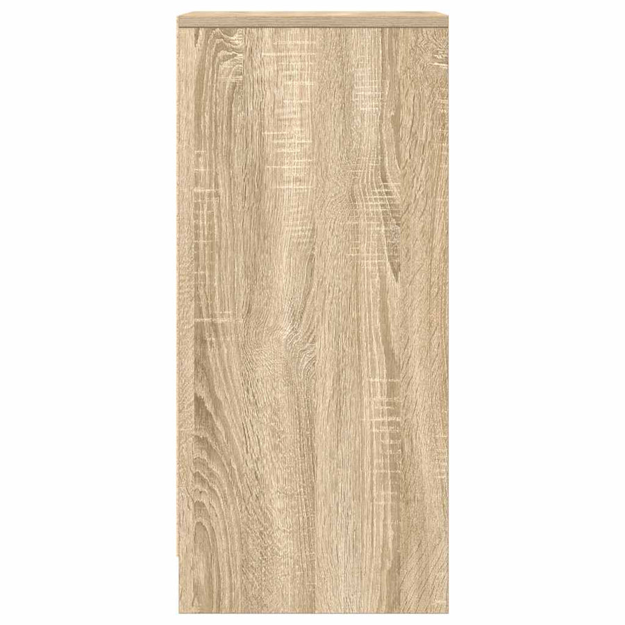 Dressoir 29,5x34x76 cm bewerkt hout sonoma eikenkleurig