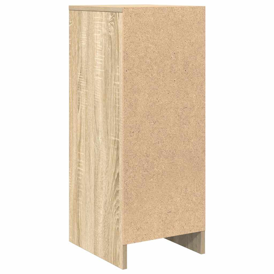 Dressoir 29,5x34x76 cm bewerkt hout sonoma eikenkleurig