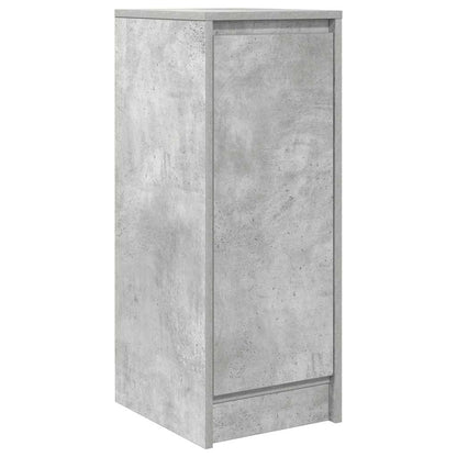 Dressoir 29,5x34x76 cm bewerkt hout betongrijs