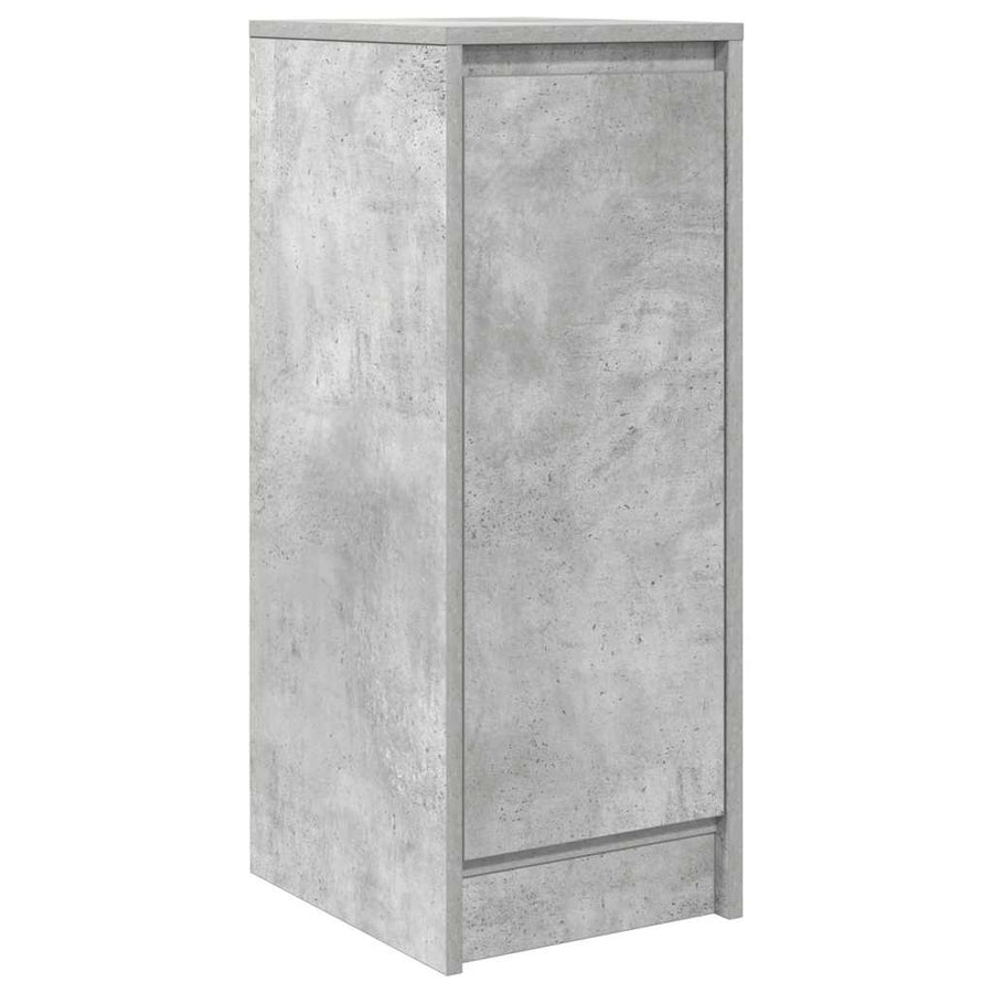 Dressoir 29,5x34x76 cm bewerkt hout betongrijs