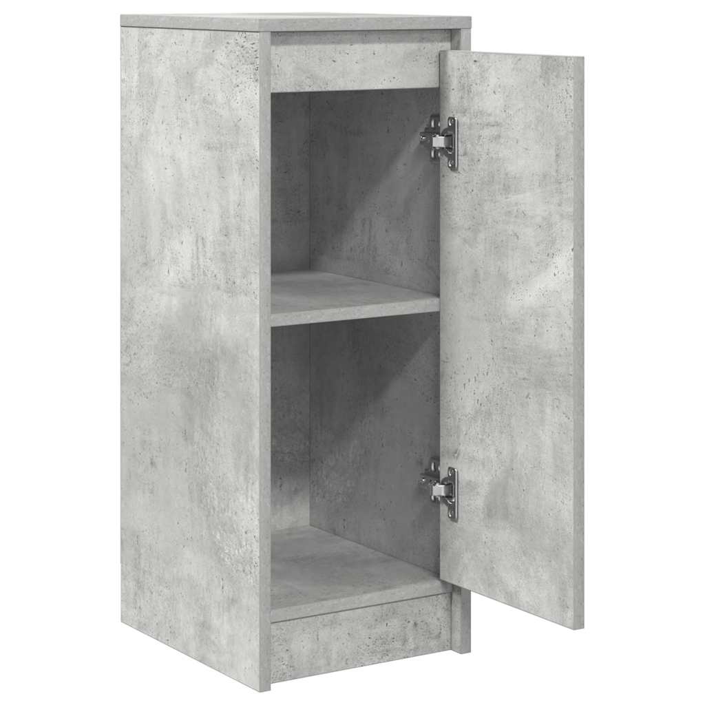 Dressoir 29,5x34x76 cm bewerkt hout betongrijs