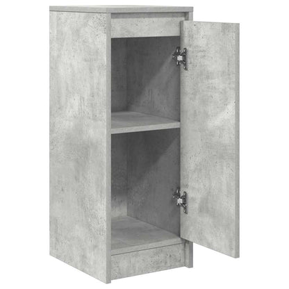 Dressoir 29,5x34x76 cm bewerkt hout betongrijs