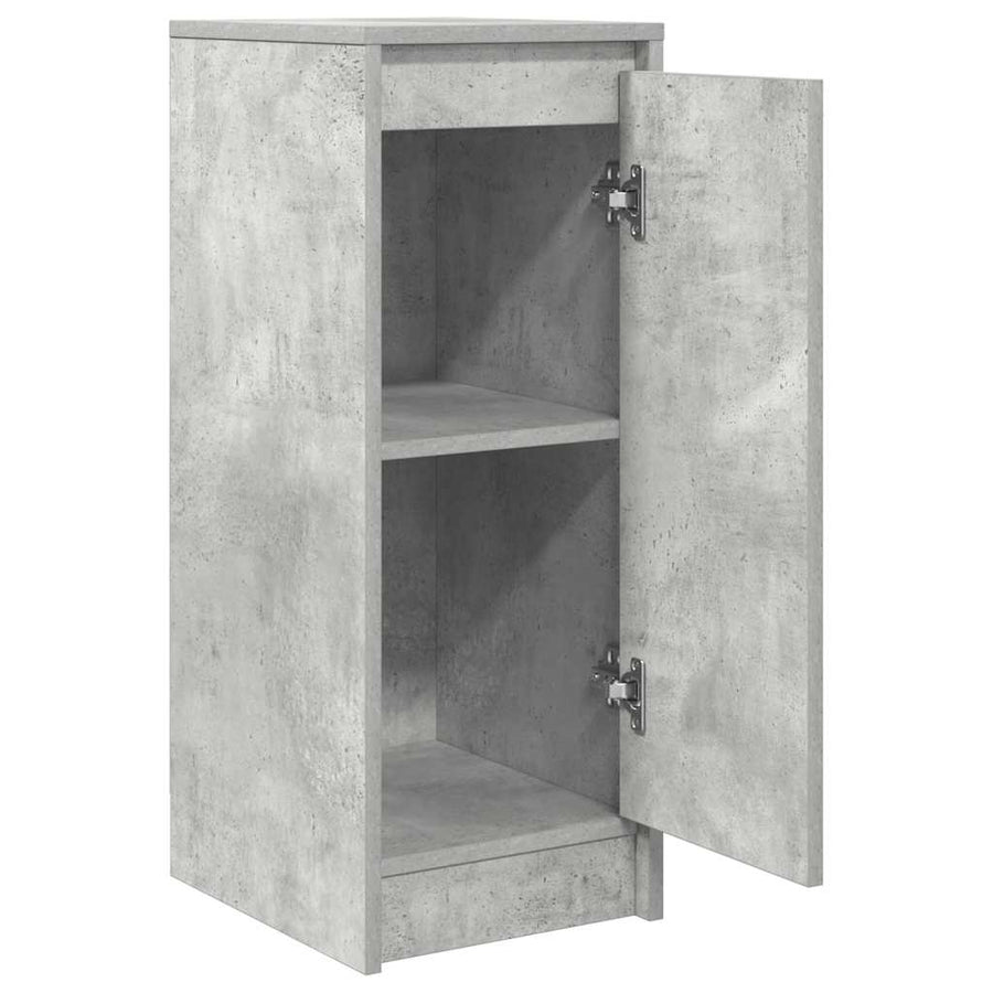 Dressoir 29,5x34x76 cm bewerkt hout betongrijs