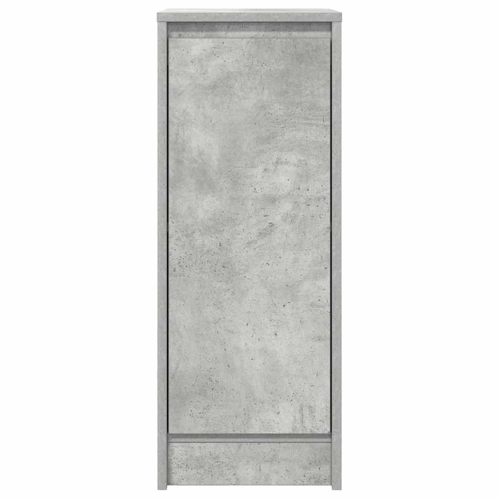 Dressoir 29,5x34x76 cm bewerkt hout betongrijs