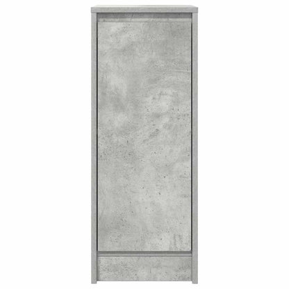 Dressoir 29,5x34x76 cm bewerkt hout betongrijs