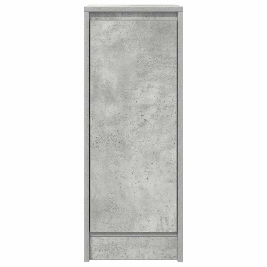 Dressoir 29,5x34x76 cm bewerkt hout betongrijs