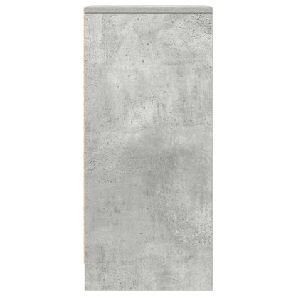 Dressoir 29,5x34x76 cm bewerkt hout betongrijs