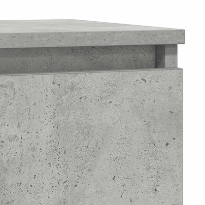 Dressoir 29,5x34x76 cm bewerkt hout betongrijs