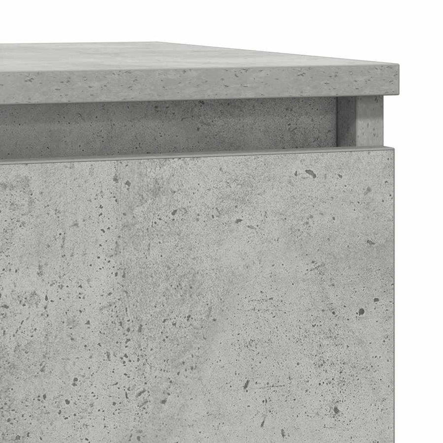 Dressoir 29,5x34x76 cm bewerkt hout betongrijs