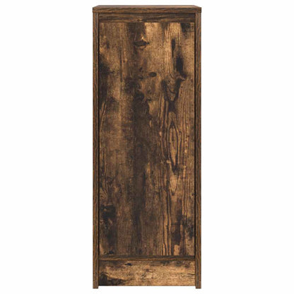 Dressoir 29,5x34x76 cm bewerkt hout gerookt eikenkleurig