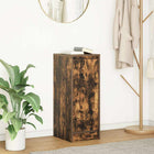 Sideboard 29.5x34x76 cm engineered wood smoked oak look
