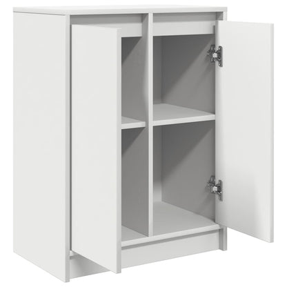 Dressoir 57x34x76 cm bewerkt hout wit