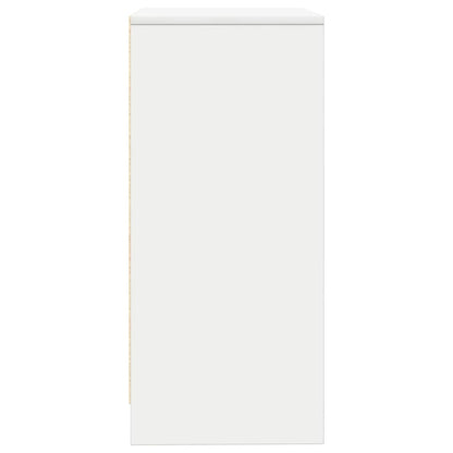 Dressoir 57x34x76 cm bewerkt hout wit