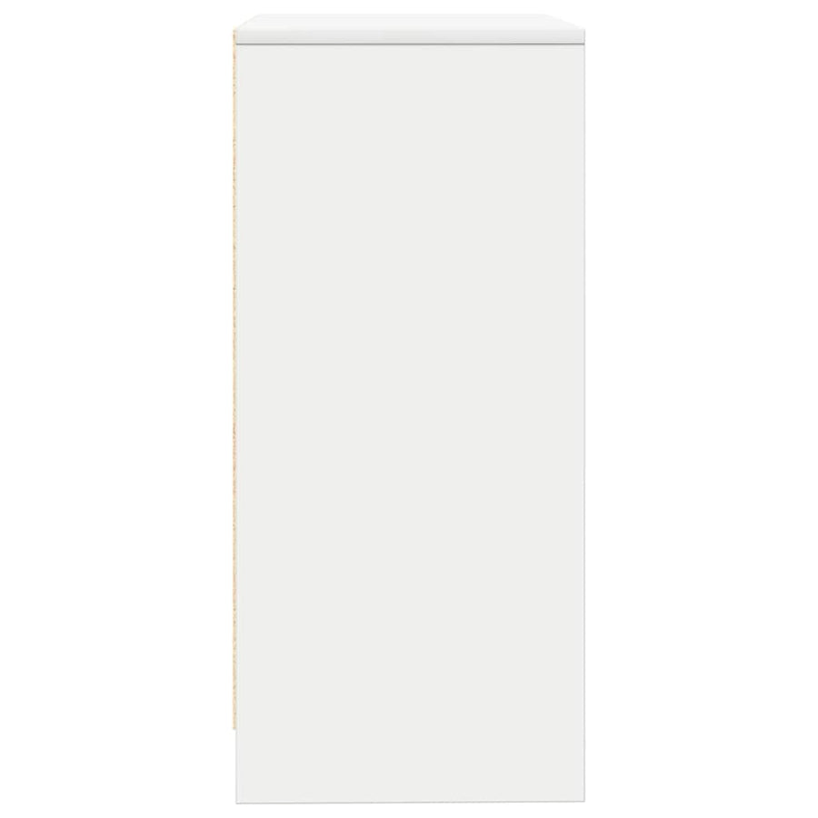 Dressoir 57x34x76 cm bewerkt hout wit