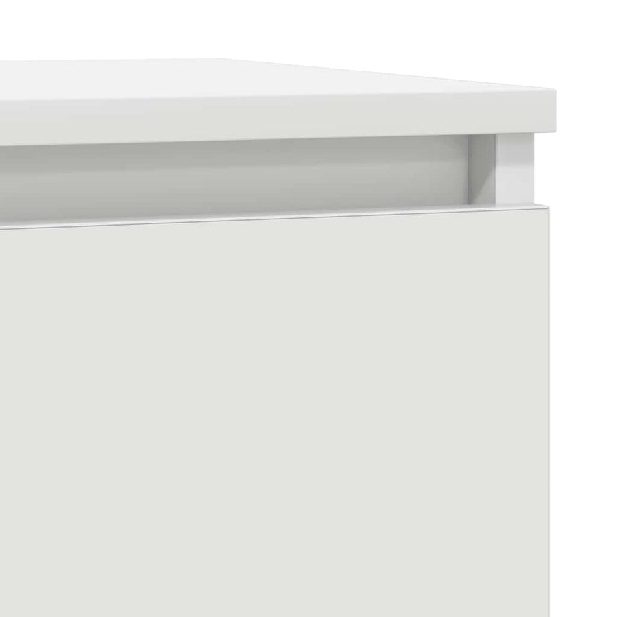 Dressoir 57x34x76 cm bewerkt hout wit