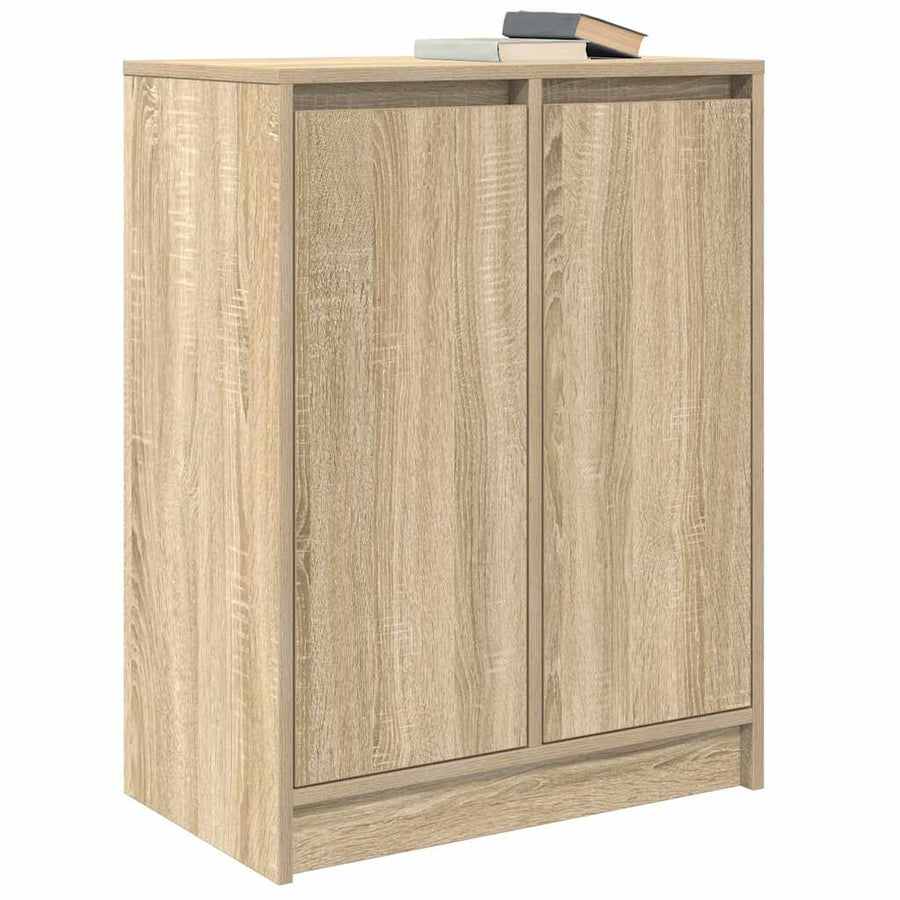 Dressoir 57x34x76 cm bewerkt hout sonoma eikenkleurig