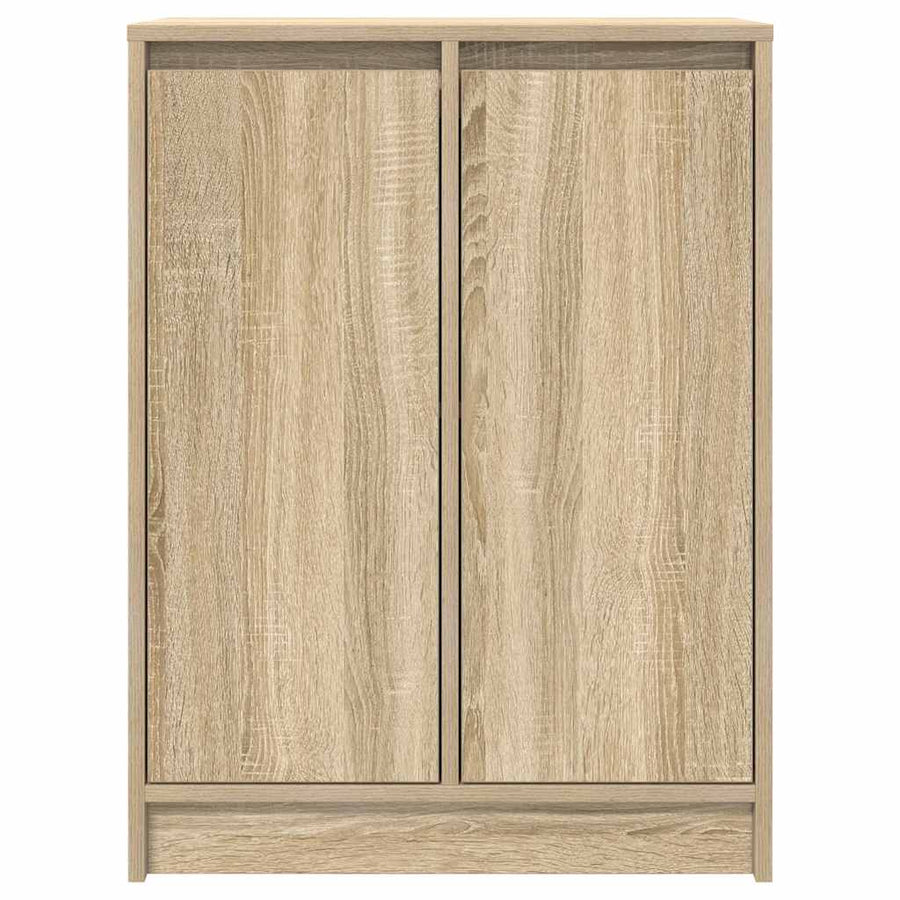 Dressoir 57x34x76 cm bewerkt hout sonoma eikenkleurig