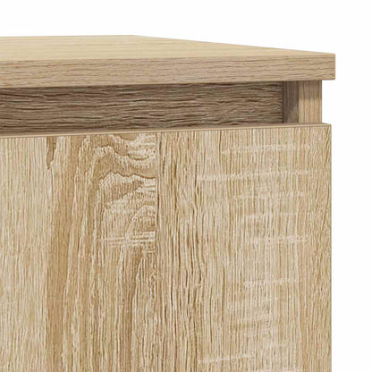 Dressoir 57x34x76 cm bewerkt hout sonoma eikenkleurig