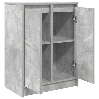 Dressoir 57x34x76 cm bewerkt hout betongrijs