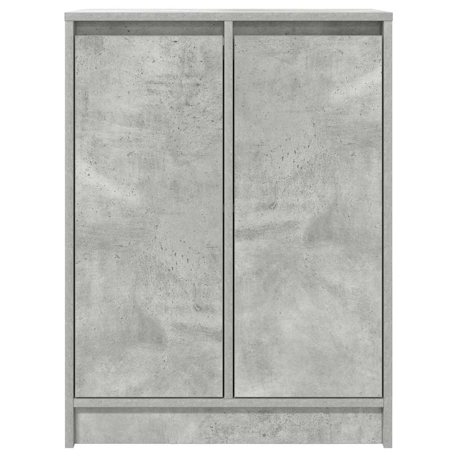 Dressoir 57x34x76 cm bewerkt hout betongrijs