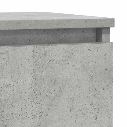 Dressoir 57x34x76 cm bewerkt hout betongrijs