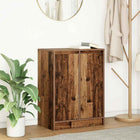 Sideboard 57x34x76 cm carved wood old wood-colored
