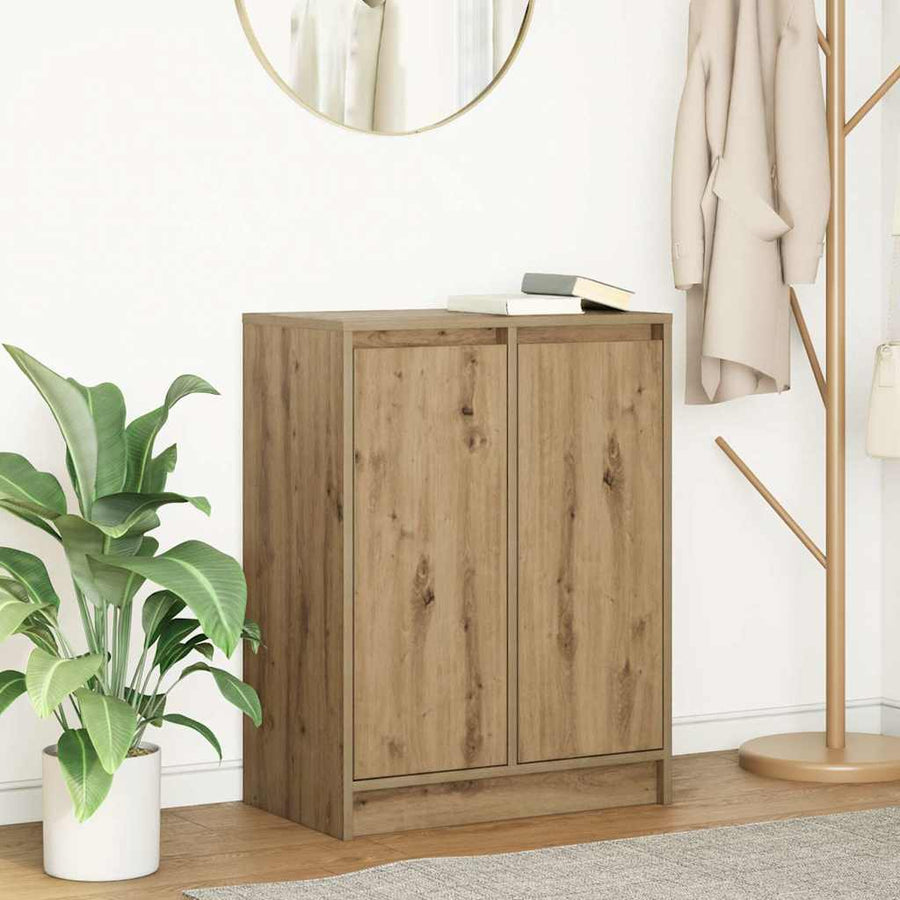Dressoir ambachtelijk spaanplaat hout ambachtelijk 57x34x76 cm